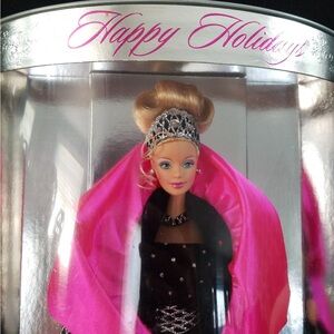 Happy Holidays 1998 Vintage Barbie Doll - New In Box